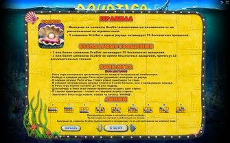 Правила игры в игровом аппарате Акватика